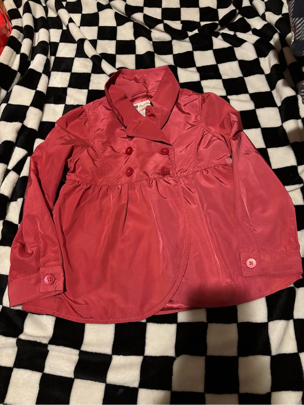 Girls 7 special edition Gymboree dress coat (small stain)